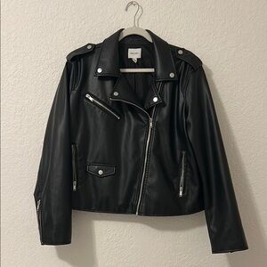 Nine West Faux Leather Jacket size XXL